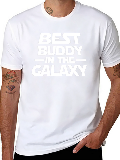 Best Buddy in the Galaxy Black T-Shirt