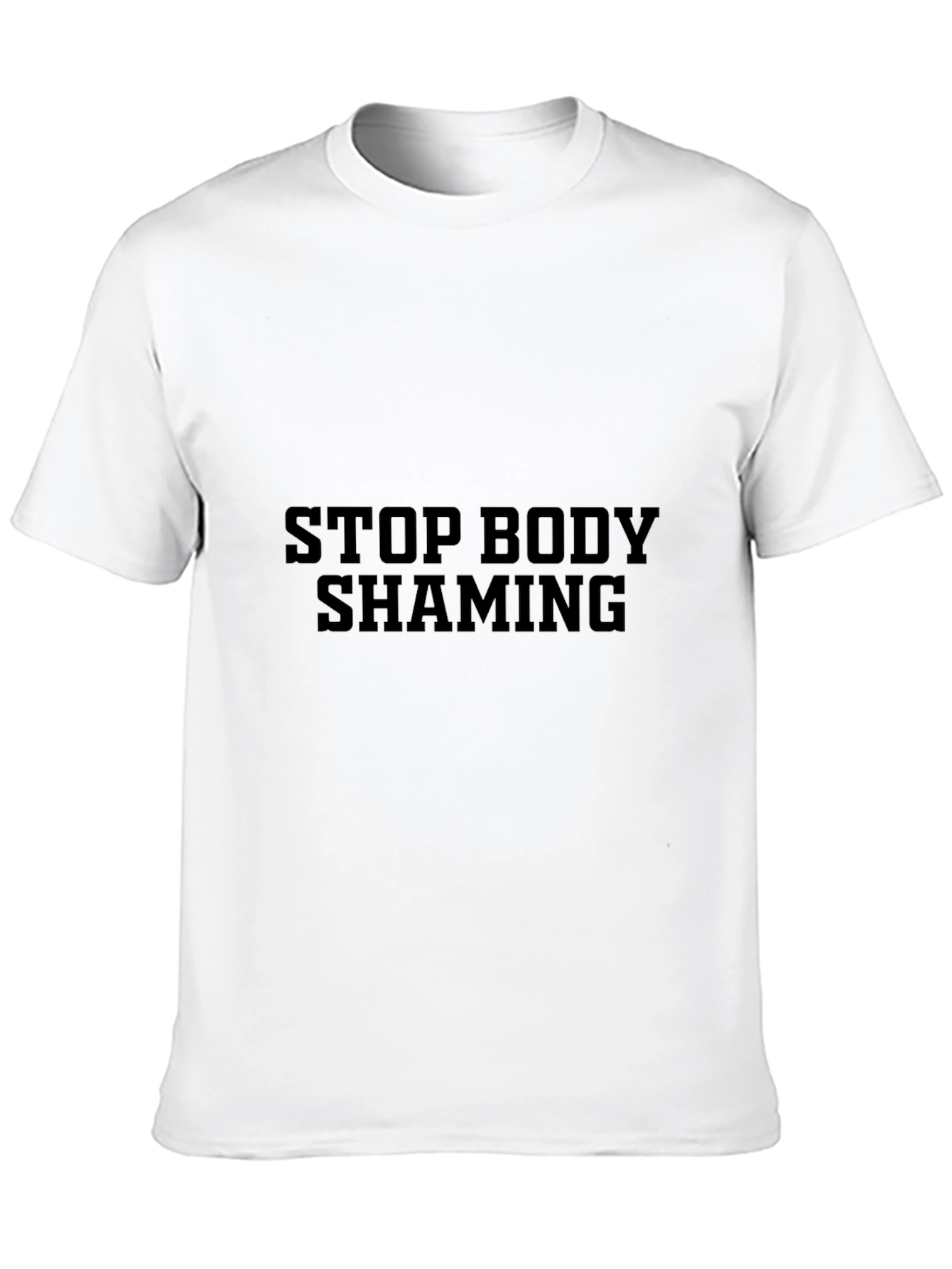 Stop Body Shaming Black T-Shirt