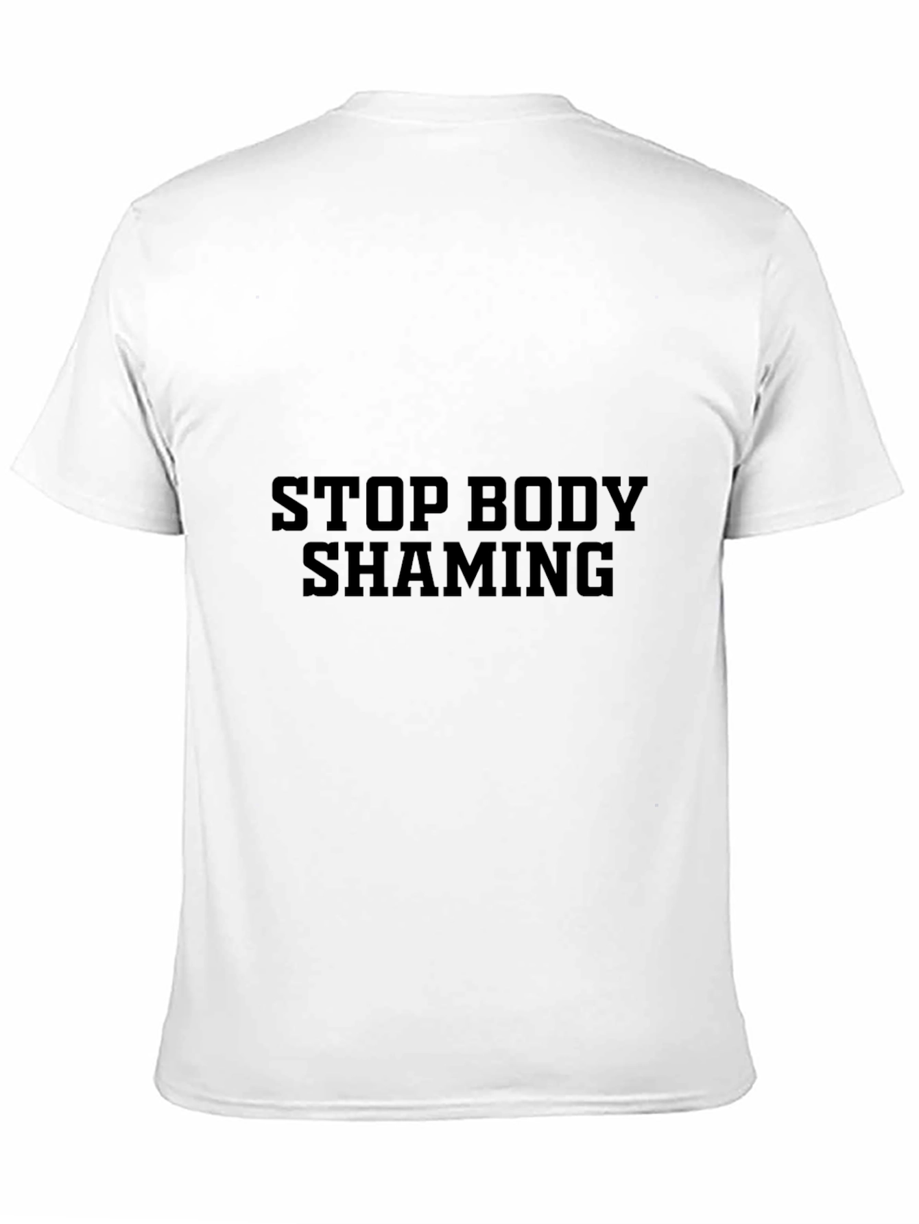 Stop Body Shaming Black T-Shirt