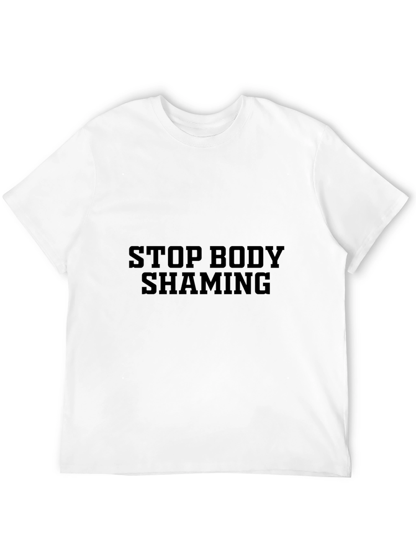 Stop Body Shaming Black T-Shirt