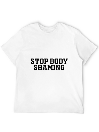 Stop Body Shaming Black T-Shirt
