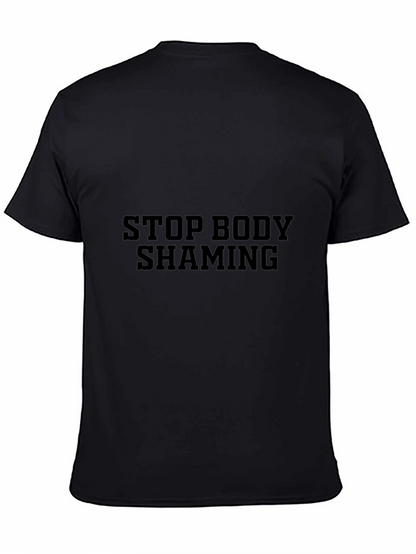 Stop Body Shaming Black T-Shirt