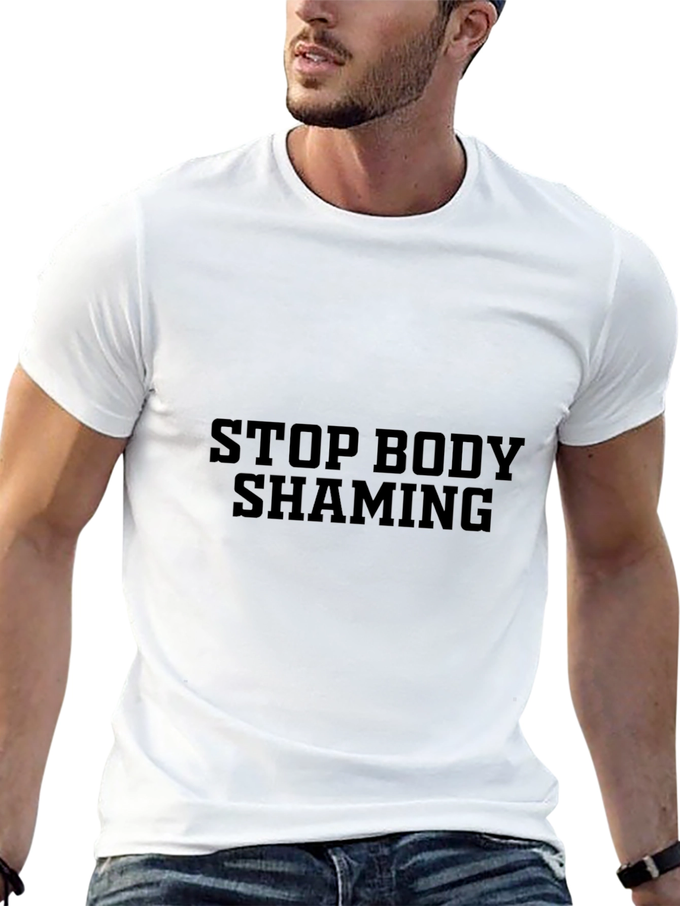 Stop Body Shaming Black T-Shirt
