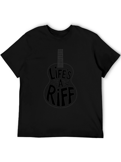 Lifes A Riff Guitar T-Shirt - Music Lover Tee