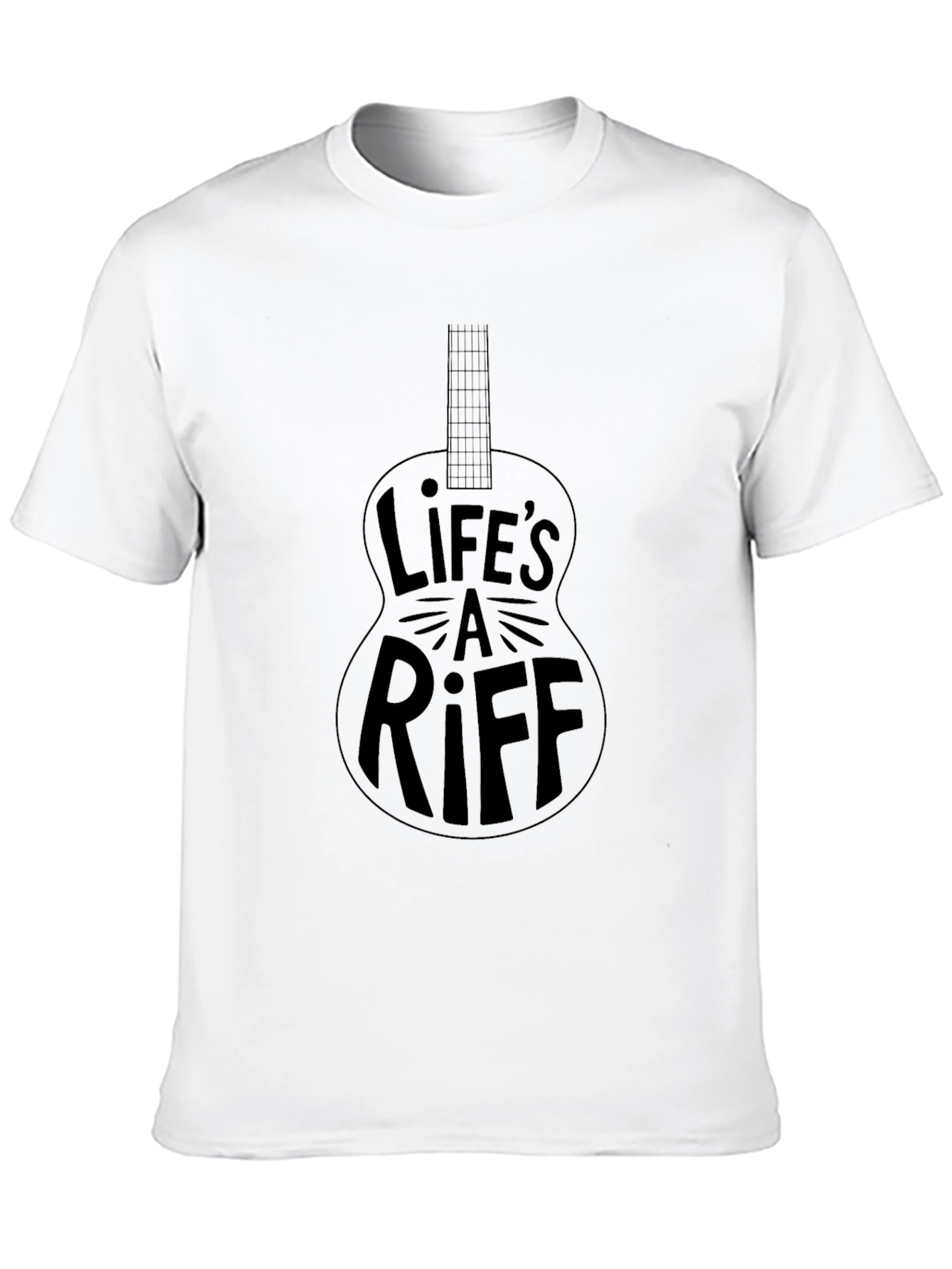 Lifes A Riff Guitar T-Shirt - Music Lover Tee