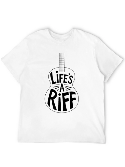 Lifes A Riff Guitar T-Shirt - Music Lover Tee