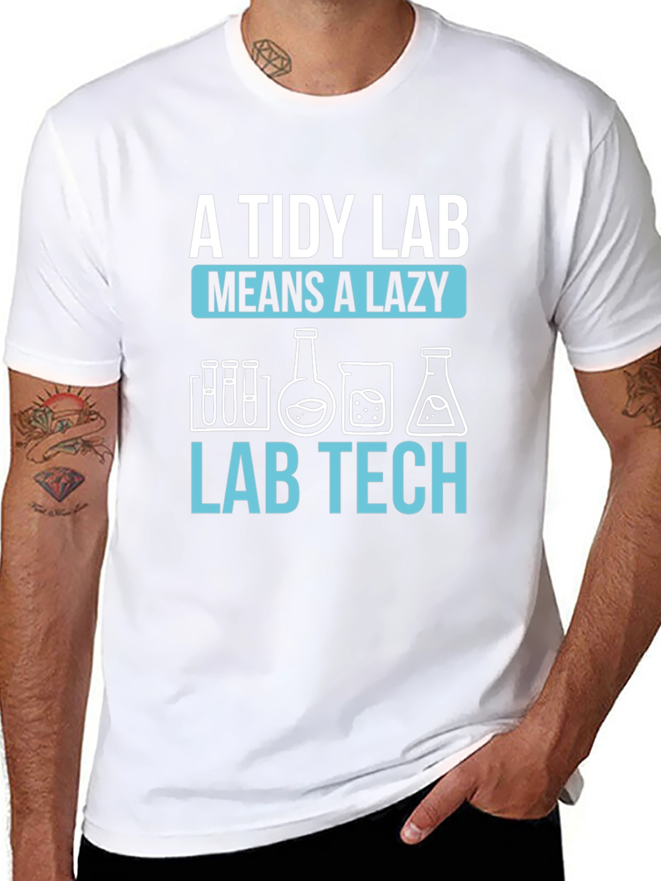 Tidy Lab Lazy Lab Tech T-Shirt