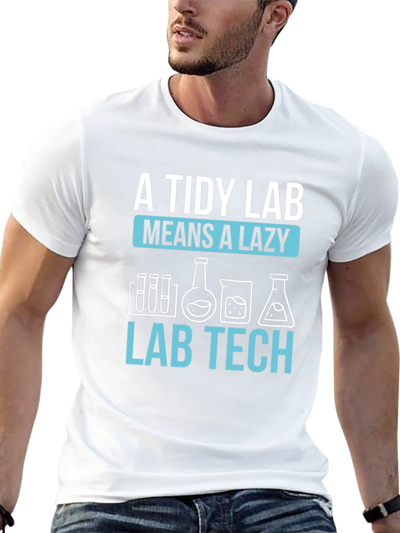 Tidy Lab Lazy Lab Tech T-Shirt