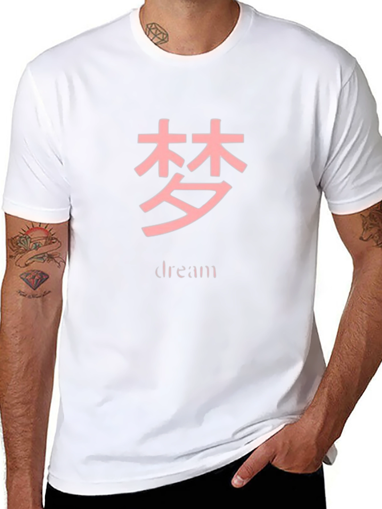 Dream Kanji T-Shirt - Black Relaxed Fit