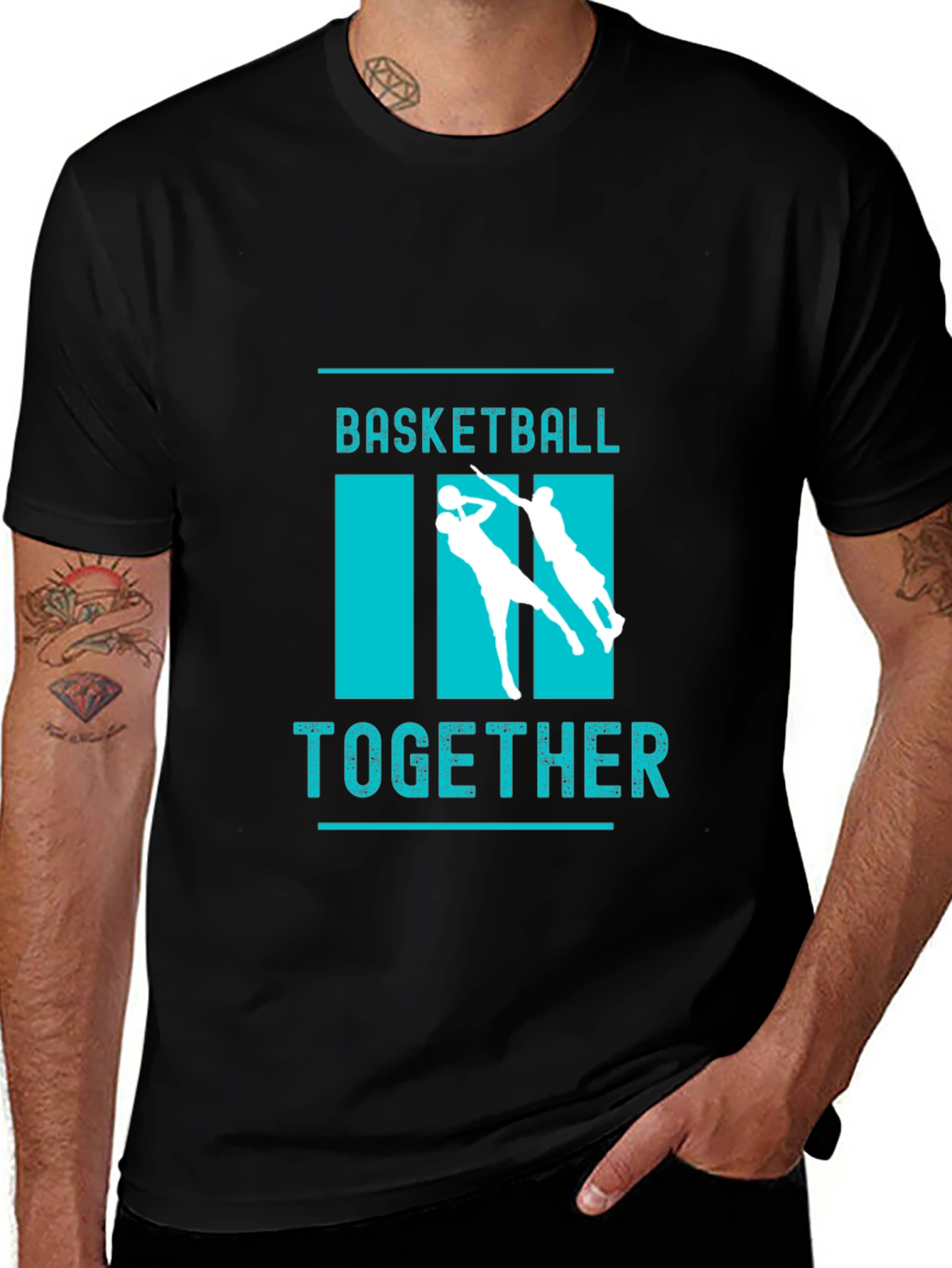 Basketball Together Graphic Tee