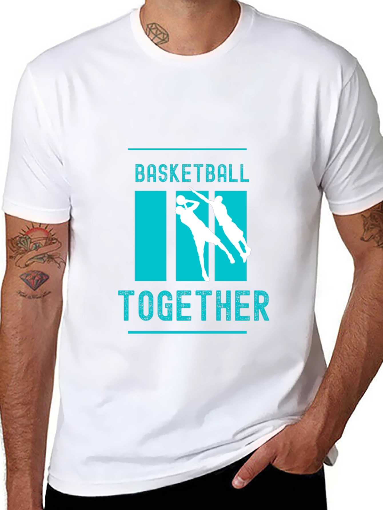 Basketball Together Graphic Tee