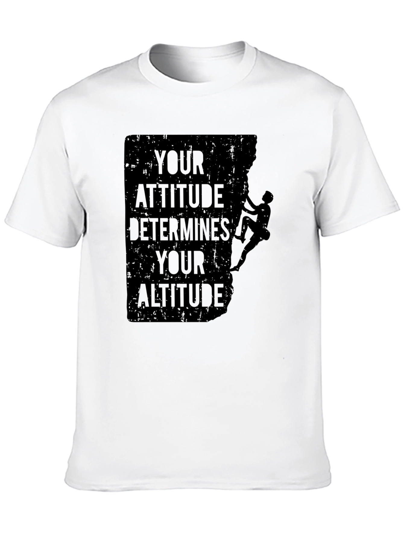 Attitude Determines Altitude Graphic Tee - Black