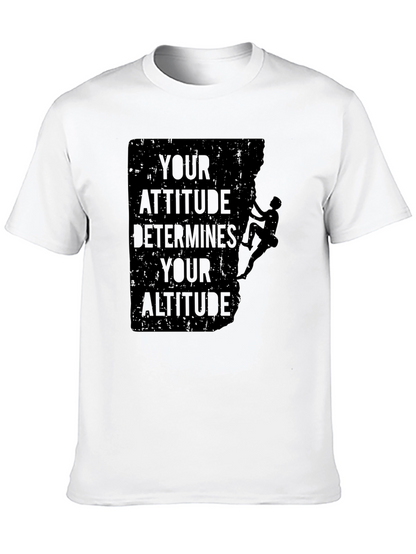 Attitude Determines Altitude Graphic Tee - Black