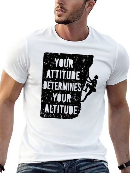 Attitude Determines Altitude Graphic Tee - Black