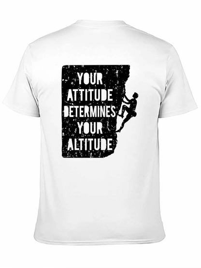 Attitude Determines Altitude Graphic Tee - Black