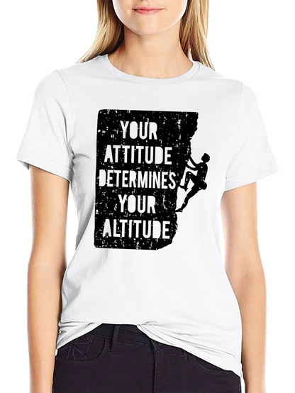 Attitude Determines Altitude Graphic Tee - Black