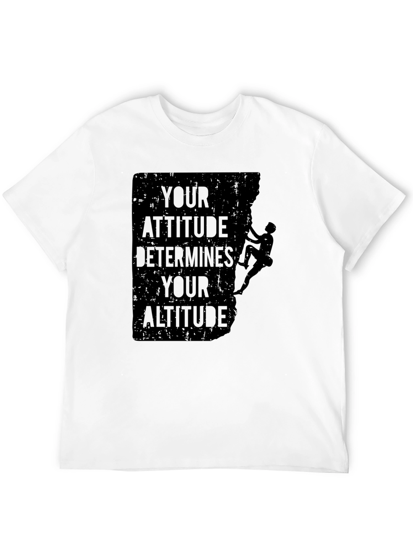 Attitude Determines Altitude Graphic Tee - Black