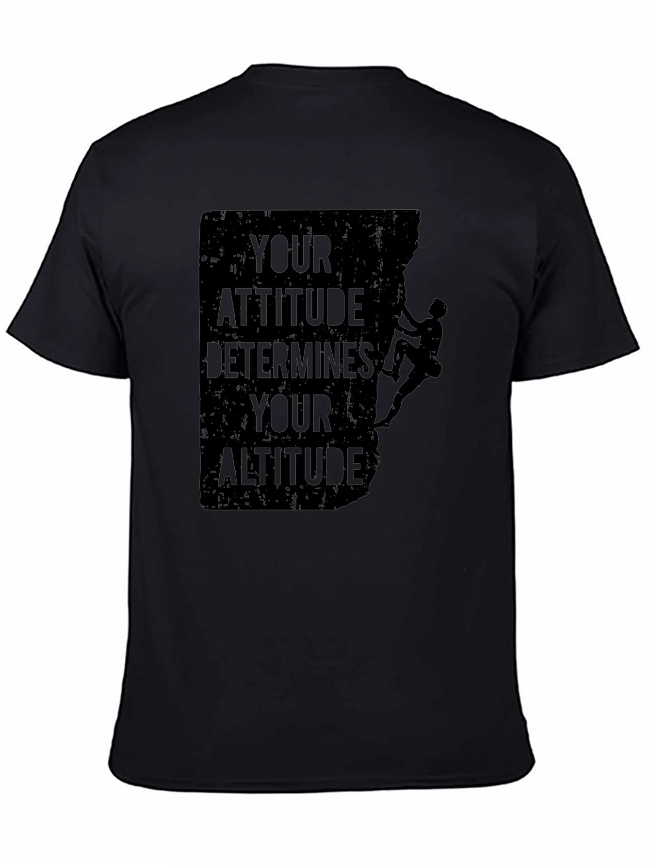 Attitude Determines Altitude Graphic Tee - Black