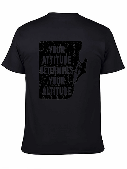 Attitude Determines Altitude Graphic Tee - Black