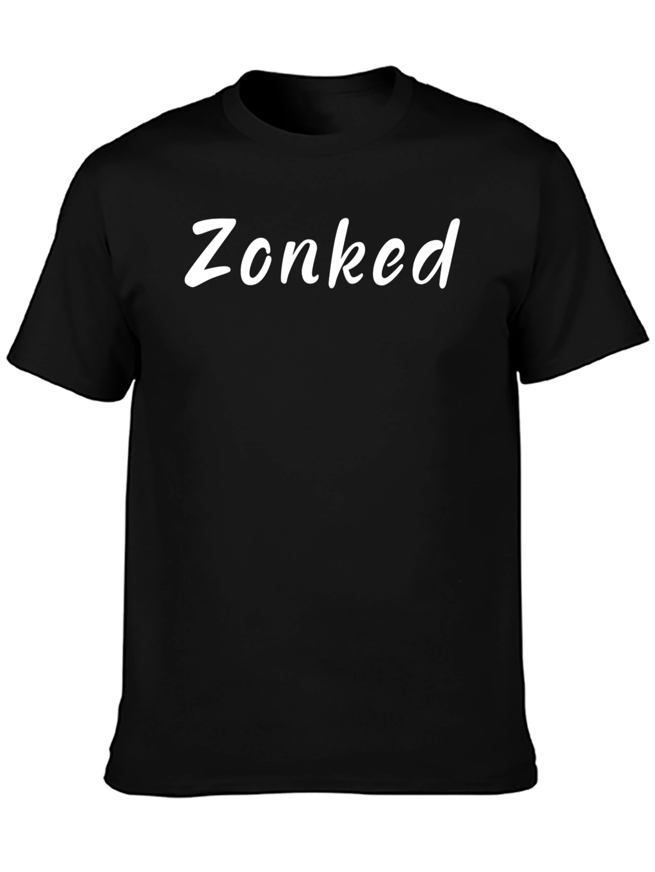 Zonked Black T-Shirt - Casual Wear