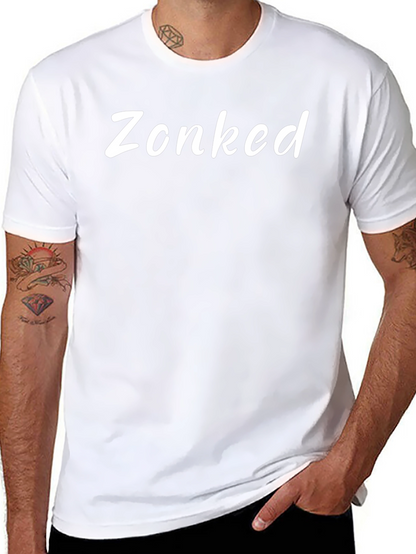 Zonked Black T-Shirt - Casual Wear