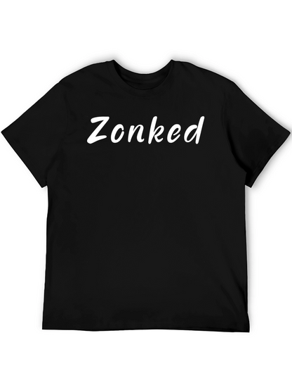 Zonked Black T-Shirt - Casual Wear