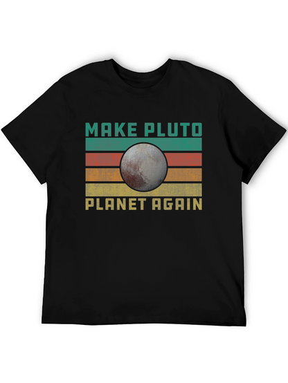 Make Pluto Planet Again Retro T-Shirt