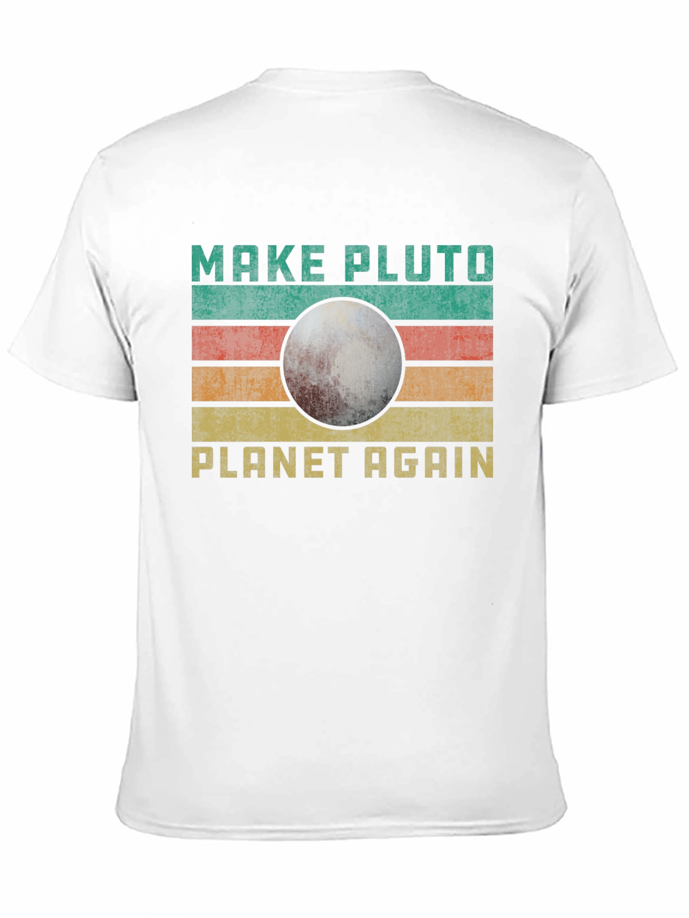 Make Pluto Planet Again Retro T-Shirt
