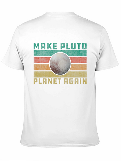 Make Pluto Planet Again Retro T-Shirt