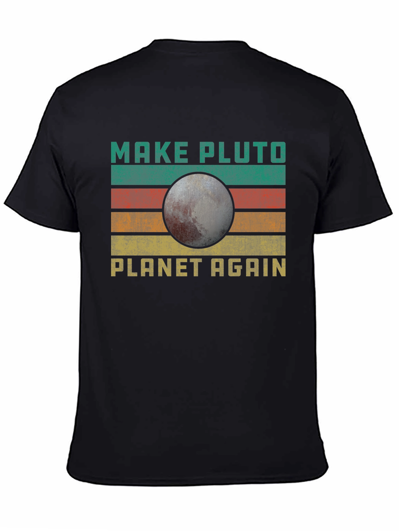 Make Pluto Planet Again Retro T-Shirt