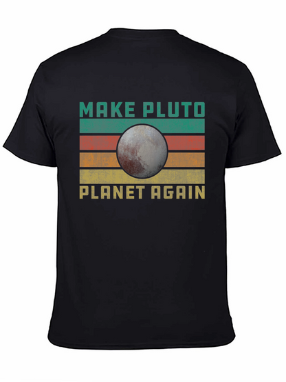 Make Pluto Planet Again Retro T-Shirt