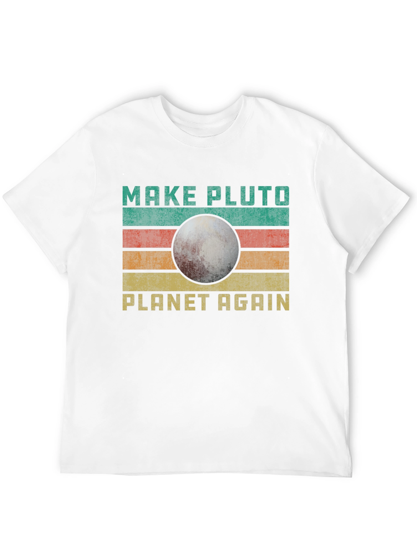 Make Pluto Planet Again Retro T-Shirt