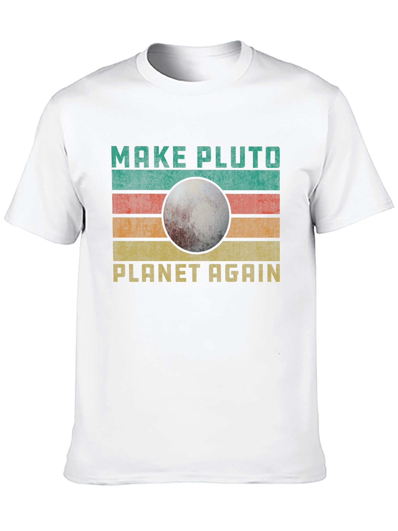 Make Pluto Planet Again Retro T-Shirt