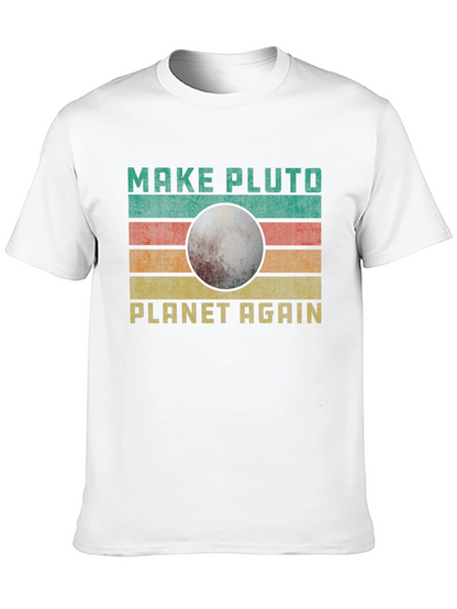 Make Pluto Planet Again Retro T-Shirt
