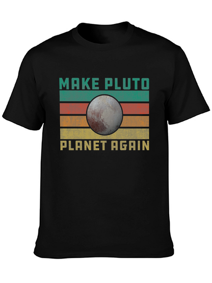 Make Pluto Planet Again Retro T-Shirt