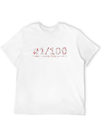#1/100 Winner Winner Chicken Dinner Black T-Shirt
