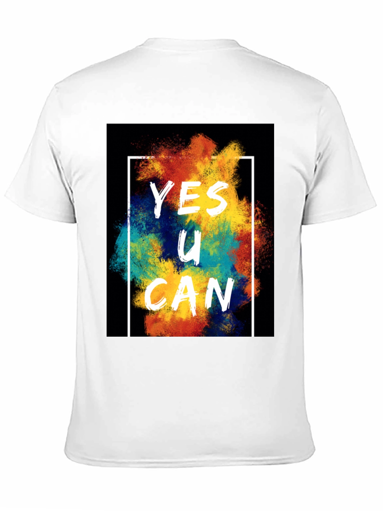 Yes U Can Graphic Tee - Motivational T-Shirt