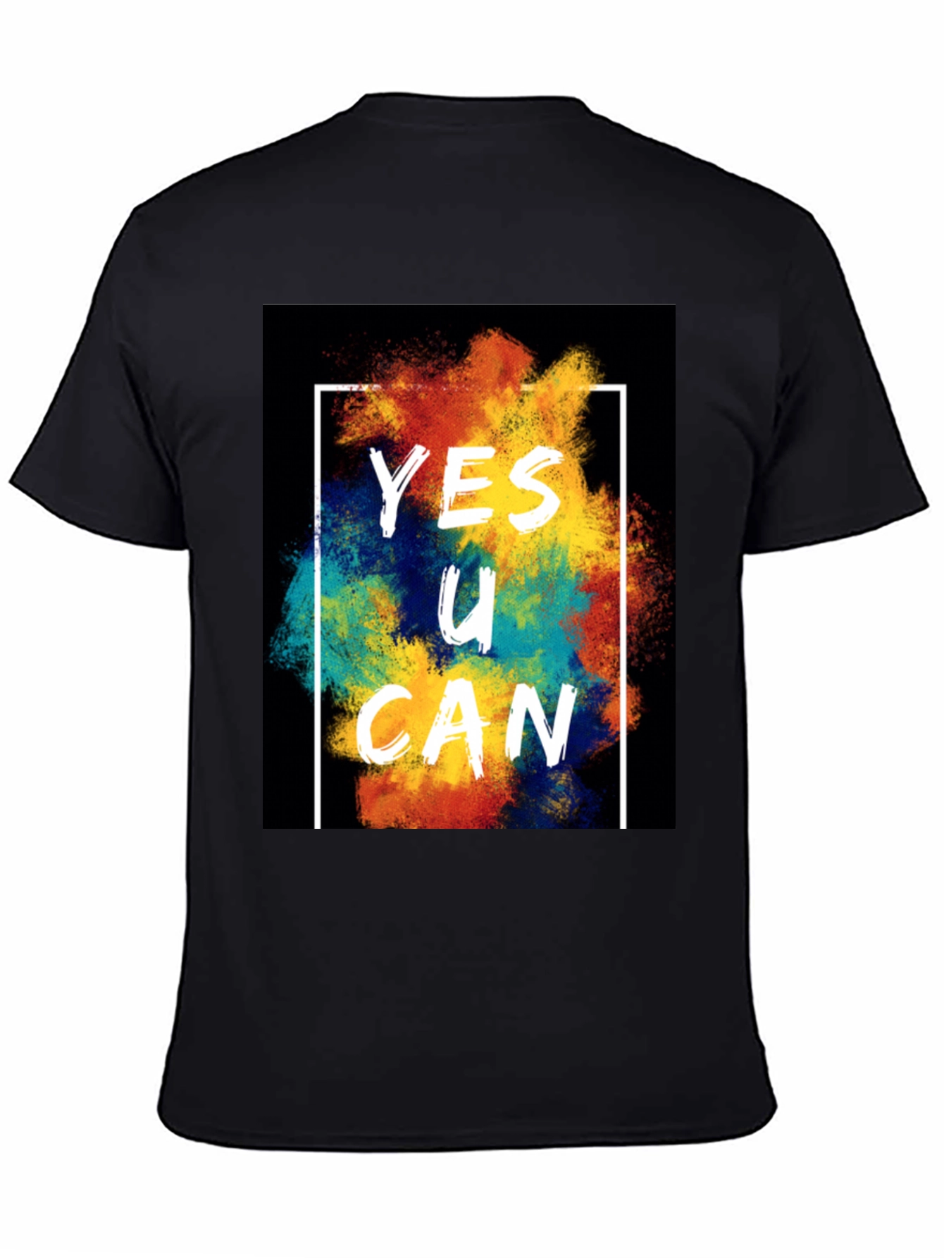 Yes U Can Graphic Tee - Motivational T-Shirt