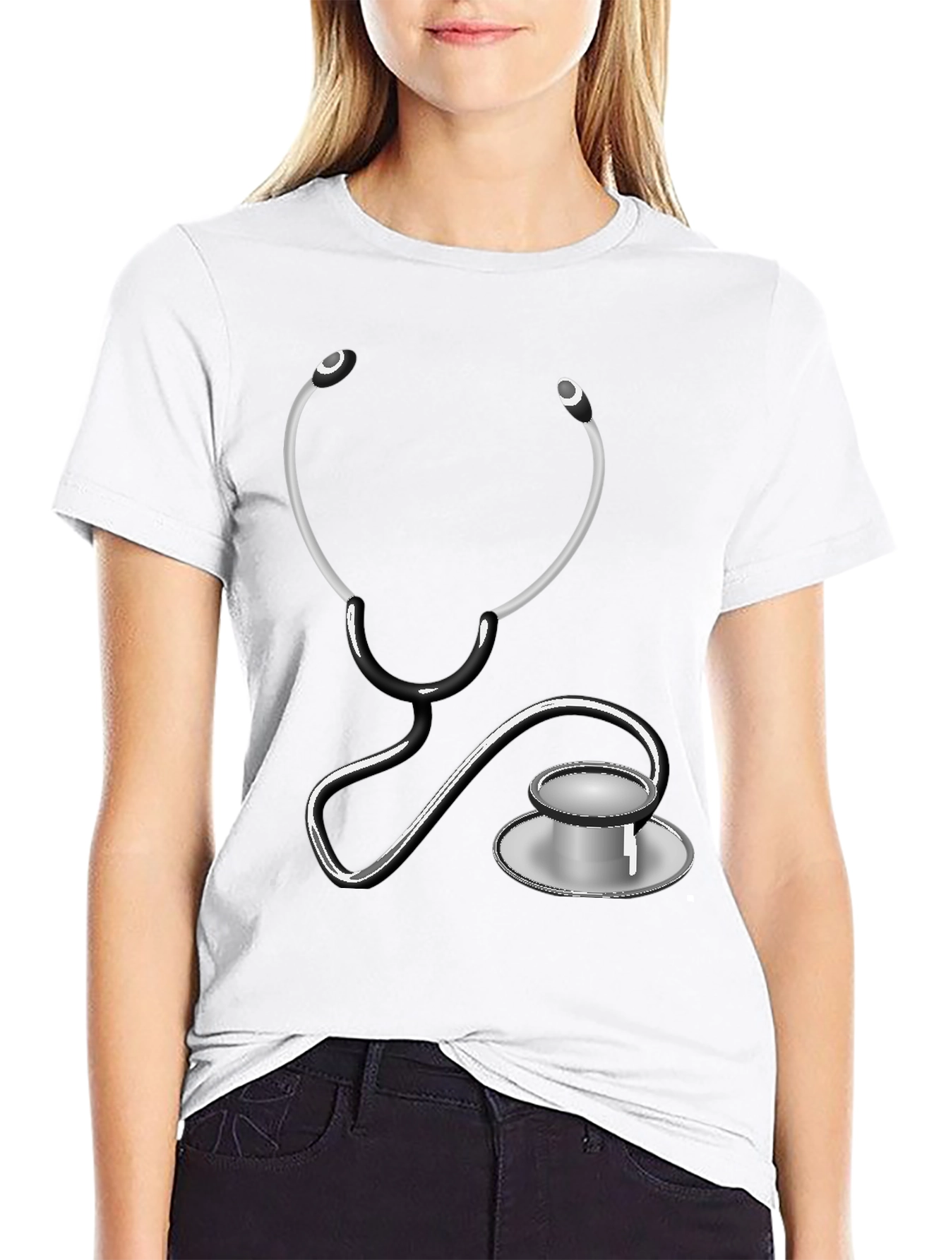 Stethoscope Graphic Tee - Doctor/Nurse Gift