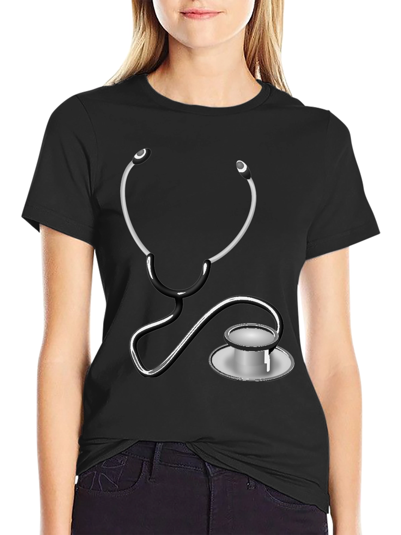 Stethoscope Graphic Tee - Doctor/Nurse Gift