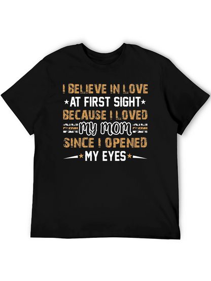 I Love My Mom Graphic T-Shirt