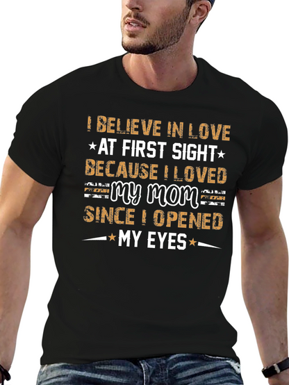 I Love My Mom Graphic T-Shirt