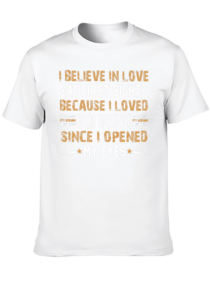 I Love My Mom Graphic T-Shirt