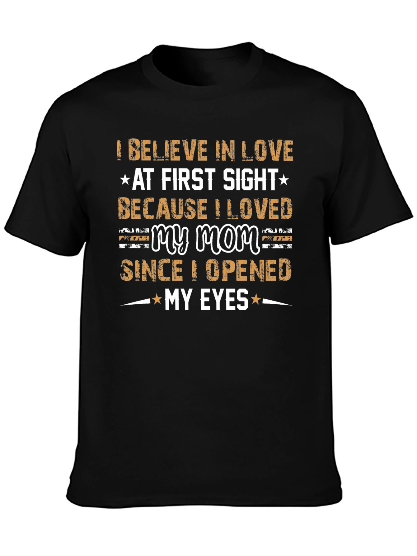 I Love My Mom Graphic T-Shirt