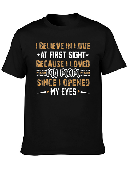 I Love My Mom Graphic T-Shirt