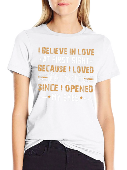 I Love My Mom Graphic T-Shirt