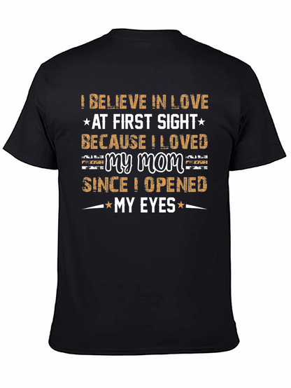 I Love My Mom Graphic T-Shirt