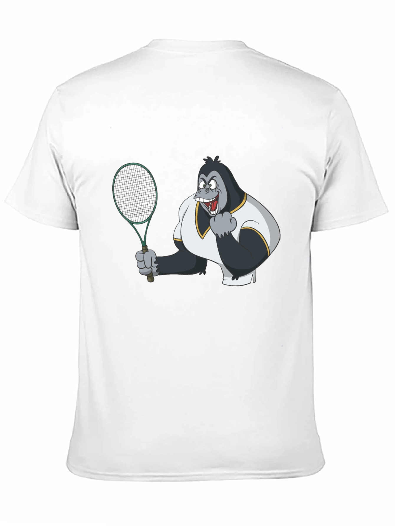Tennis Gorilla Graphic Tee - Black