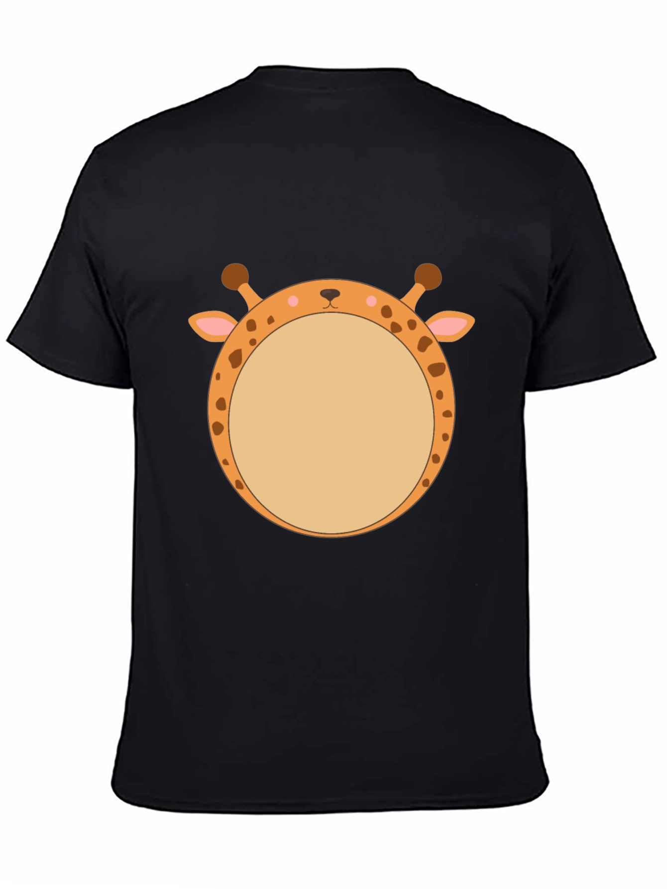 Giraffe Face T-Shirt - Unique Animal Graphic Tee