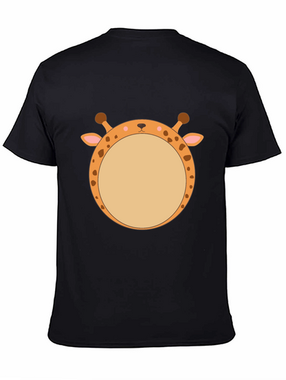 Giraffe Face T-Shirt - Unique Animal Graphic Tee
